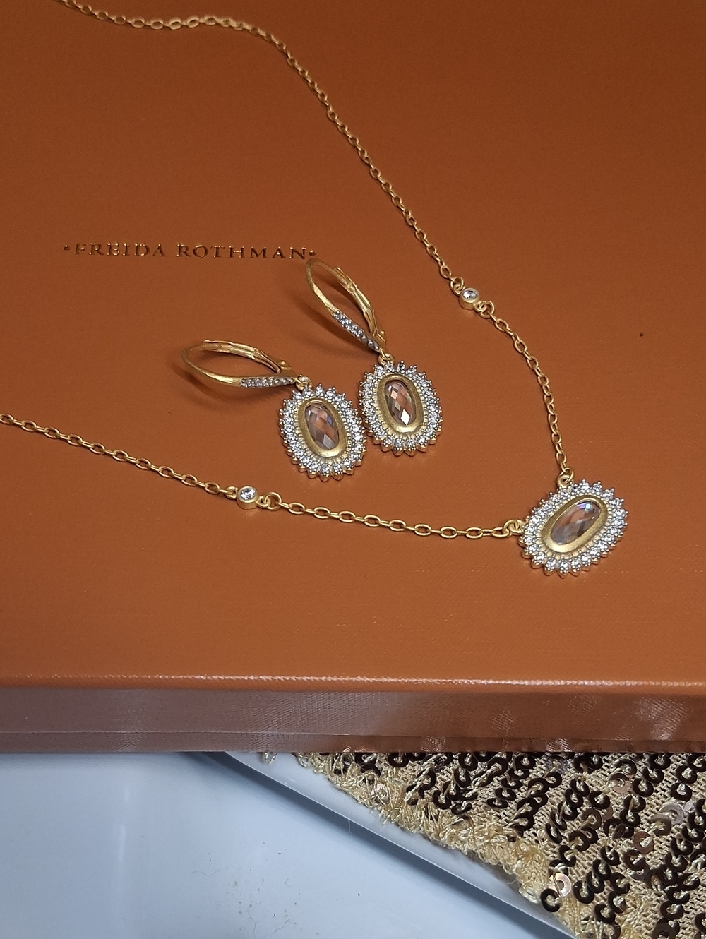 The Bridal Suite Necklace And Earrings Set 💖